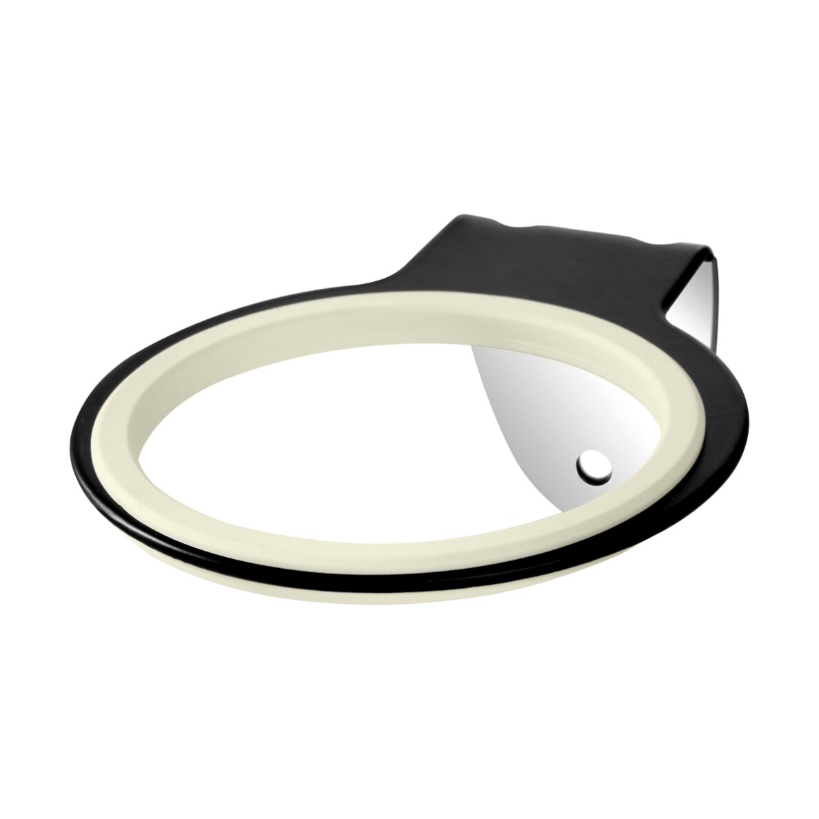 Q96 seinale kinnitatav juukseföni hoidik, must