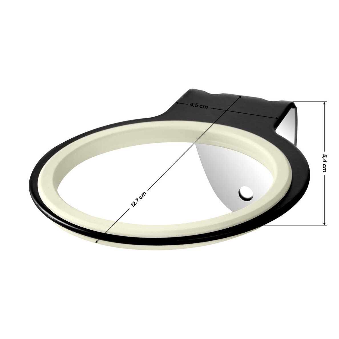 Q96 seinale kinnitatav juukseföni hoidik, must 4