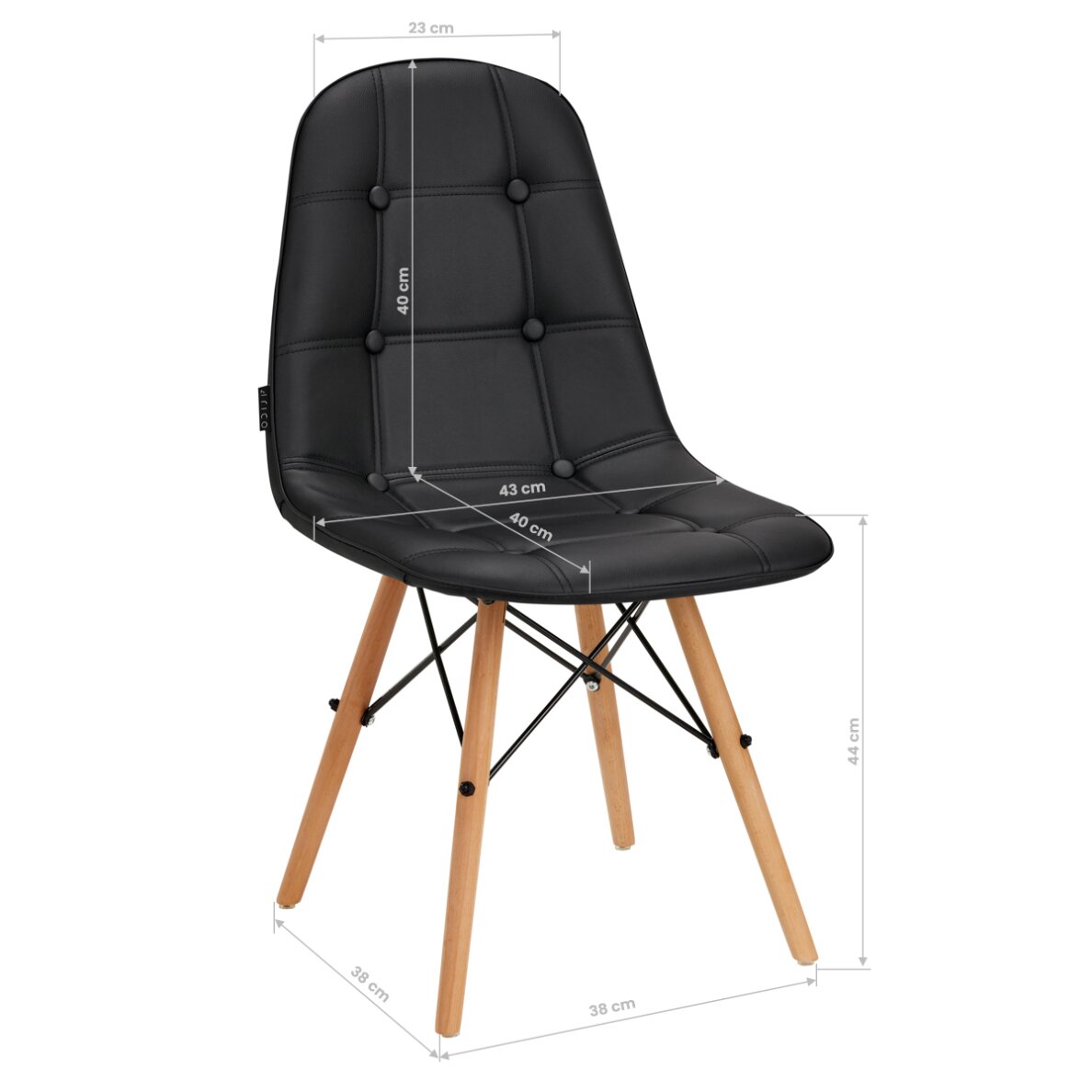 Chair 4Rico QS-185 Scandi Black 7 Chair 4Rico QS-185 Scandi Black 7