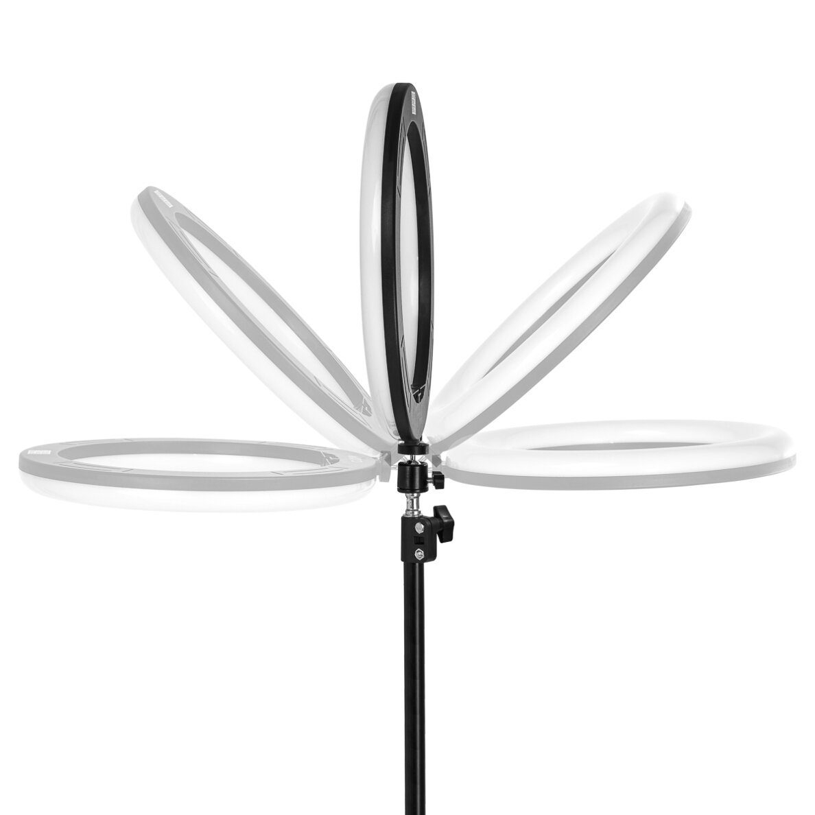 Kosmetoloģijas LED grima lampa ar statīvu GLOW RING RGB LIGHT 10" 10W 5 Kosmetoloģijas LED grima lampa ar statīvu GLOW RING RGB LIGHT 10" 10W 5