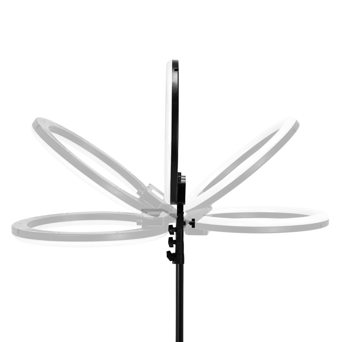 Kosmetoloogia LED meigilamp koos statiiviga GLOW RING RGB LIGHT 18" 45W 5 Kosmetoloogia LED meigilamp koos statiiviga GLOW RING RGB LIGHT 18" 45W 5