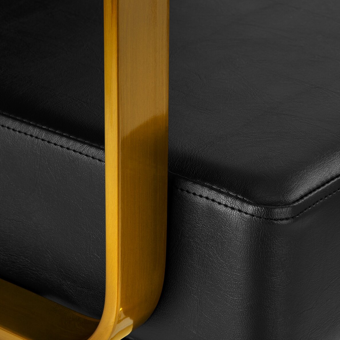 Kirpyklos kėdė Gabbiano Genua Gold Black 4 Kirpyklos kėdė Gabbiano Genua Gold Black 4