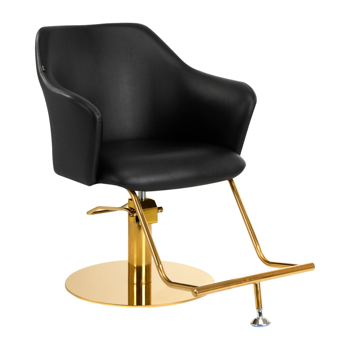 Kampaamotuoli HAIRDRESSING CHAIR MARBELLA GOLD BLACK Kampaamotuoli HAIRDRESSING CHAIR MARBELLA GOLD BLACK