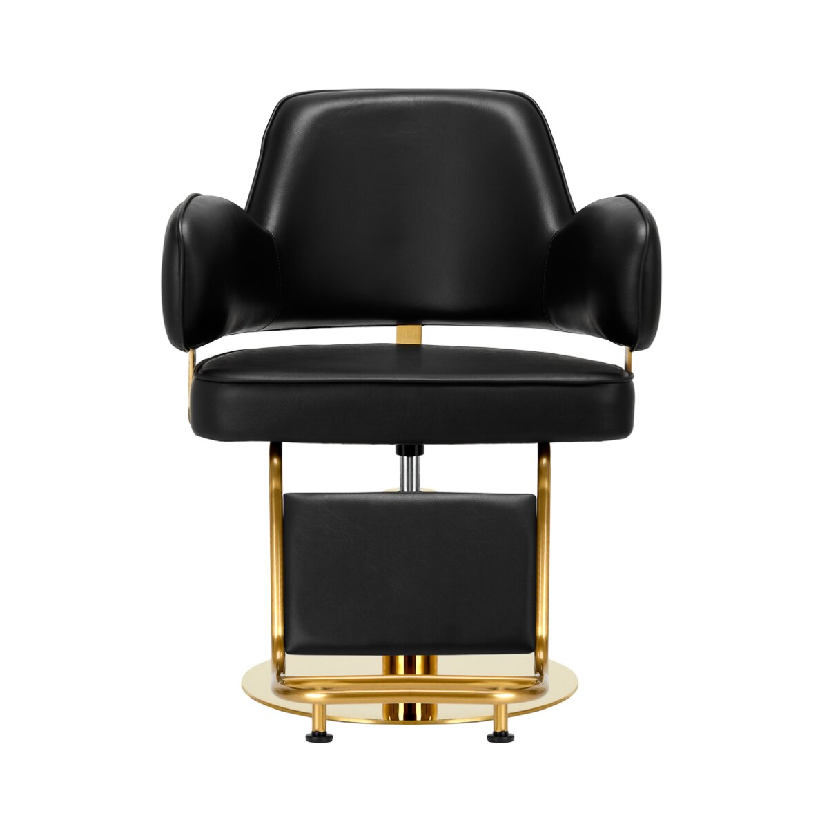 Juuksuritool Gabbiano Professional Hairdressing Chair Linz Black Gold 1 Juuksuritool Gabbiano Professional Hairdressing Chair Linz Black Gold 1