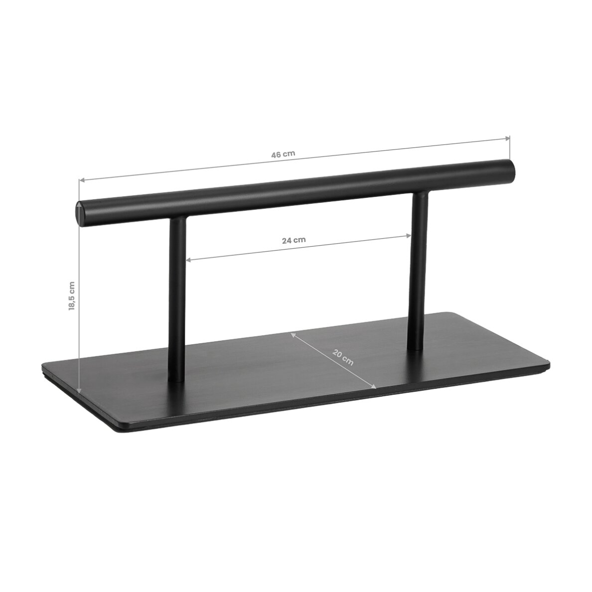 Подставка для ног парикмахера Gabbiano 45cm Black 4 Подставка для ног парикмахера Gabbiano 45cm Black 4