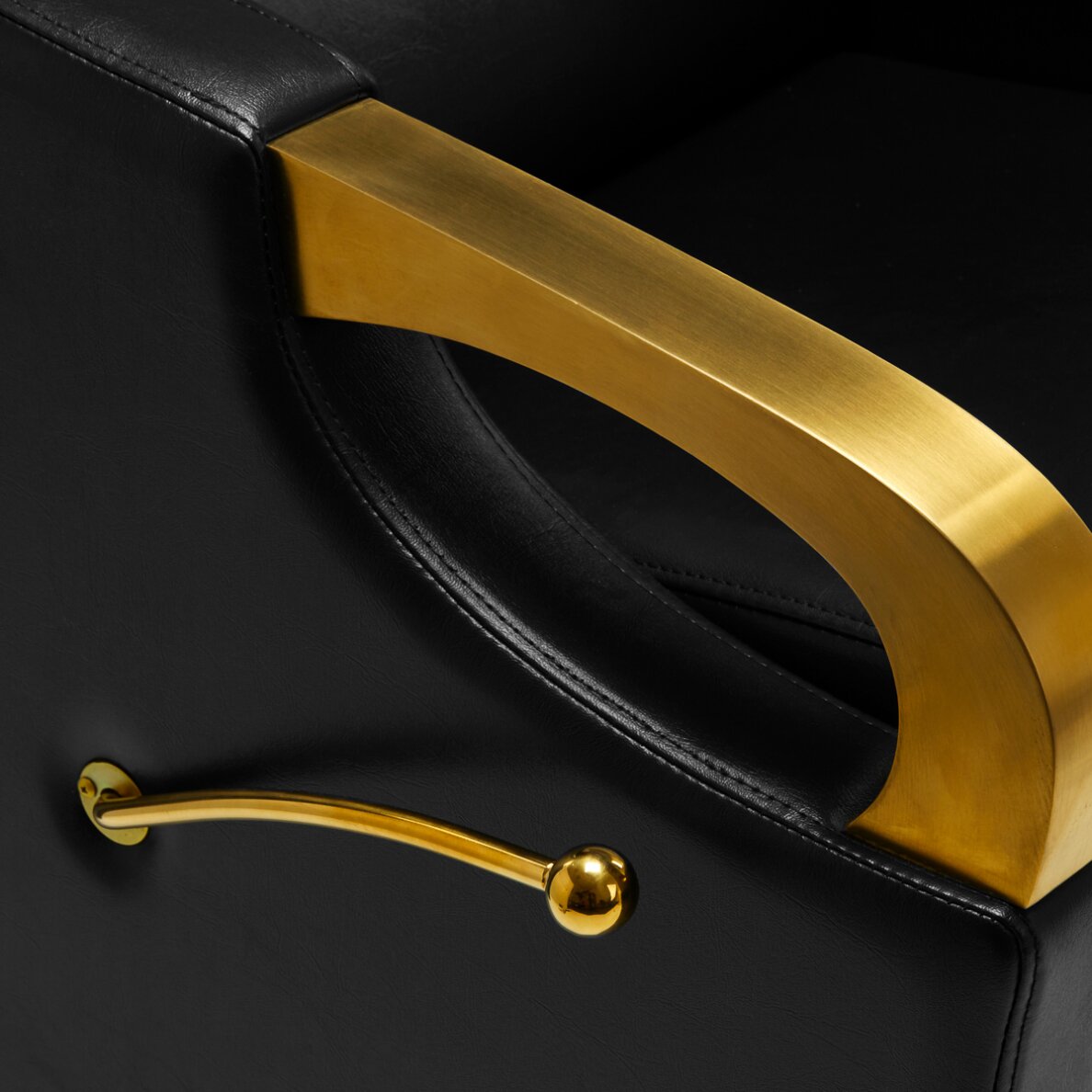 Kirpyklos plautuvė Gabbiano C019G Gold Black 6 Kirpyklos plautuvė Gabbiano C019G Gold Black 6