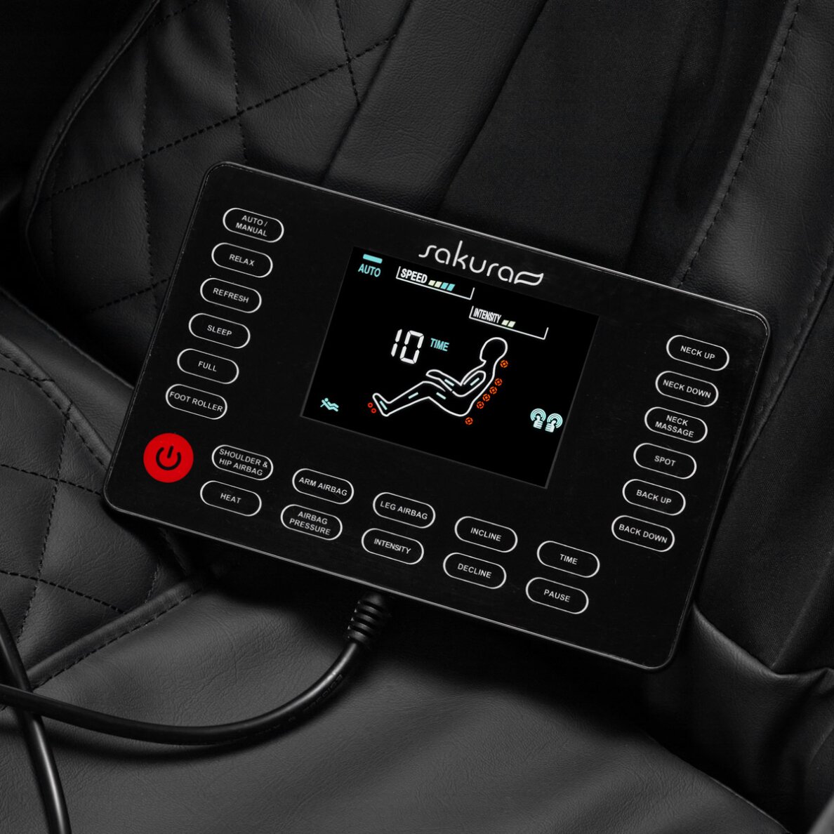 Masāžas krēsls Sakura 801 Black Cherry 8 Masāžas krēsls Sakura 801 Black Cherry 8