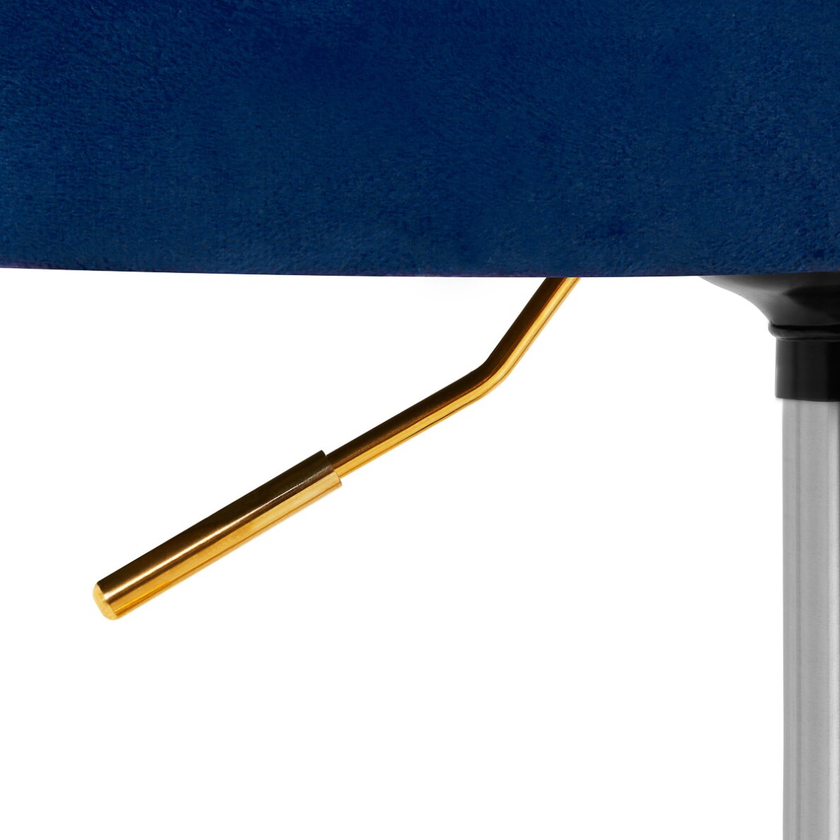 Офисный стул на колесиках 4Rico QS-OF213G Velvet Blue 6 Офисный стул на колесиках 4Rico QS-OF213G Velvet Blue 6