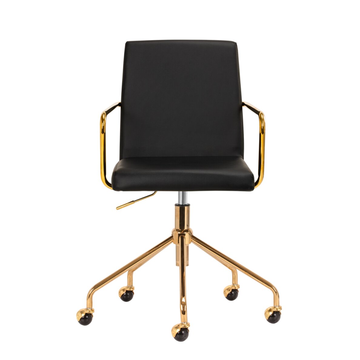 Bürostuhl mit Rollen QS-OF211G Gold Black 1 Bürostuhl mit Rollen QS-OF211G Gold Black 1