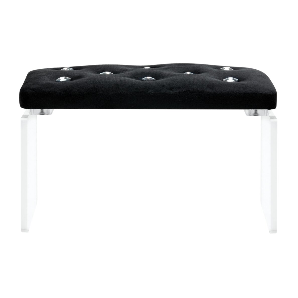 Manicure armrest Momo Diamond Velvet Black 1 Manicure armrest Momo Diamond Velvet Black 1