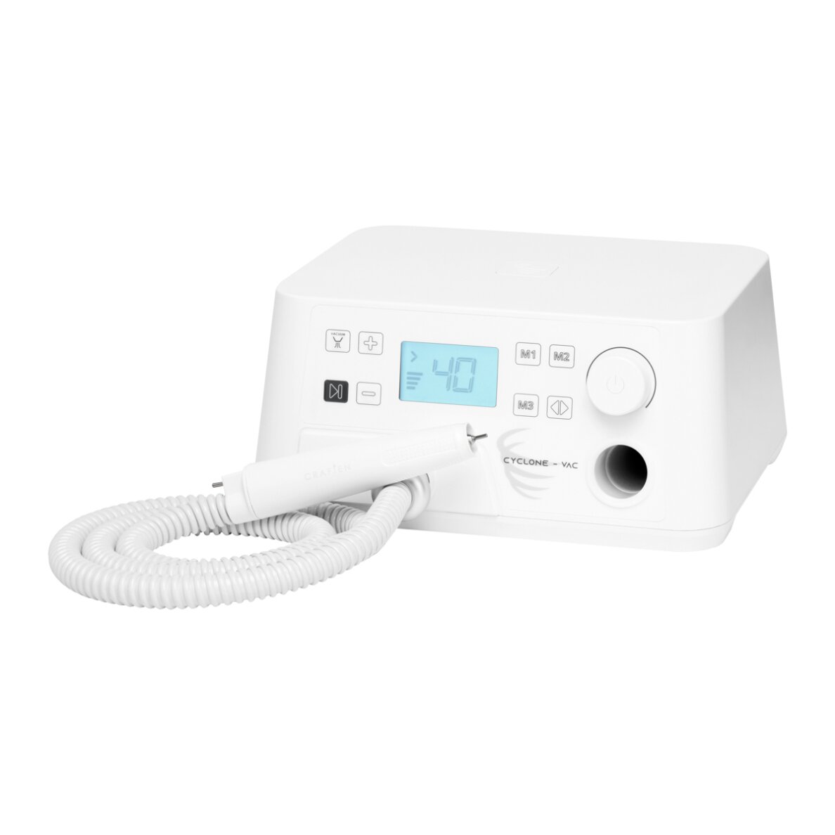 Nagų freza manikiūrui ir pedikiūrui su dulkių siurbliu Saeyang Marathon Cyclone Vac Nagų freza manikiūrui ir pedikiūrui su dulkių siurbliu Saeyang Marathon Cyclone Vac