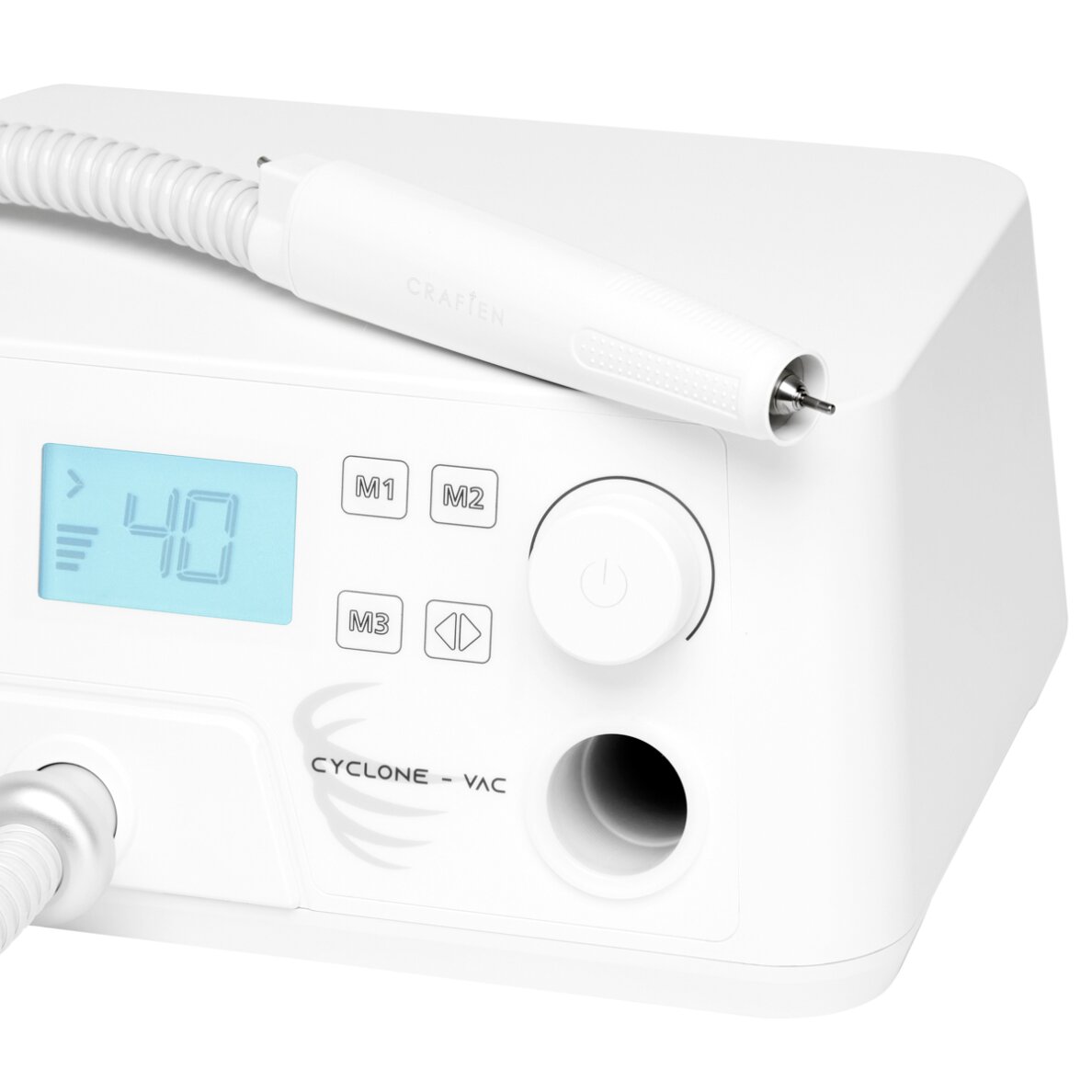 Nagų freza manikiūrui ir pedikiūrui su dulkių siurbliu Saeyang Marathon Cyclone Vac 6 Nagų freza manikiūrui ir pedikiūrui su dulkių siurbliu Saeyang Marathon Cyclone Vac 6