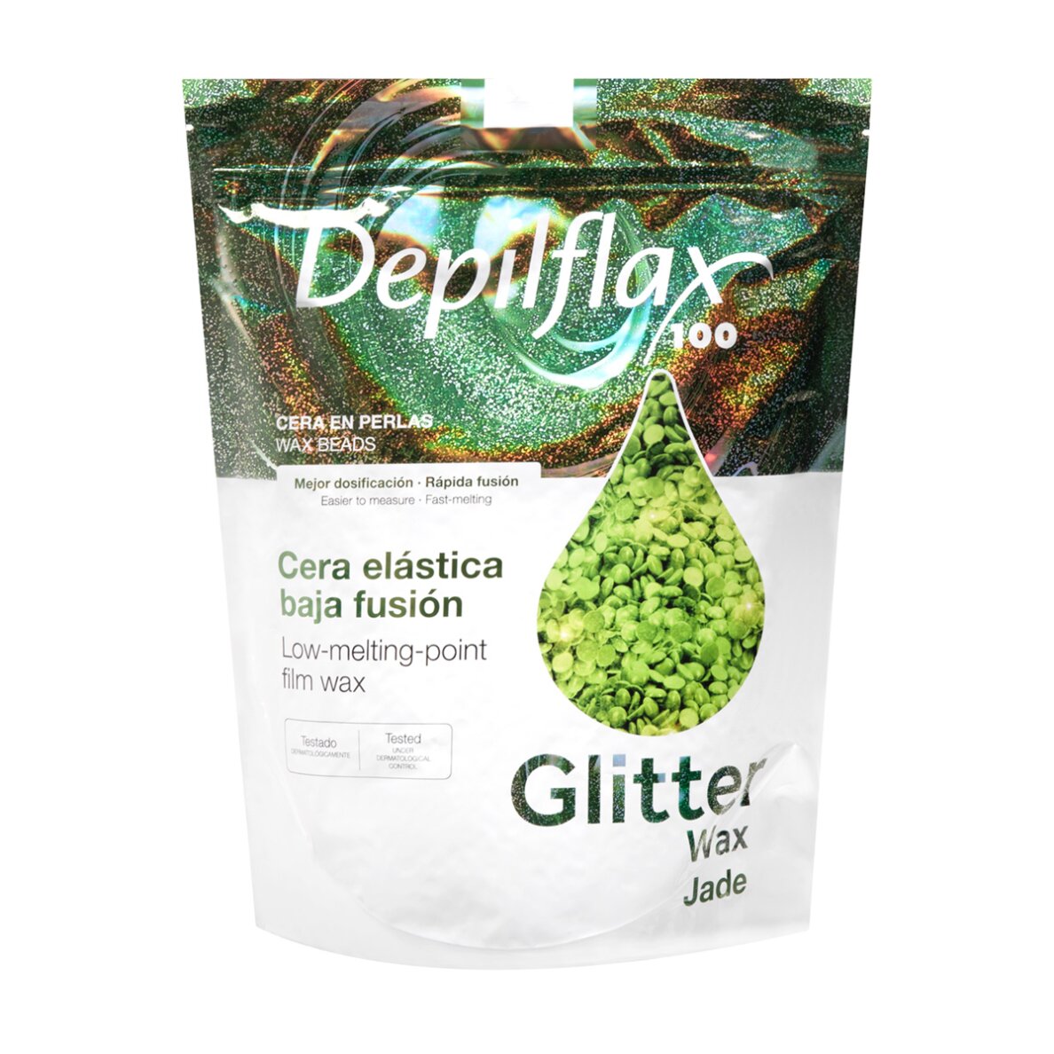 Karvanpoistovaha Depilflax100 Glitter Jade Pearl, 1000 g