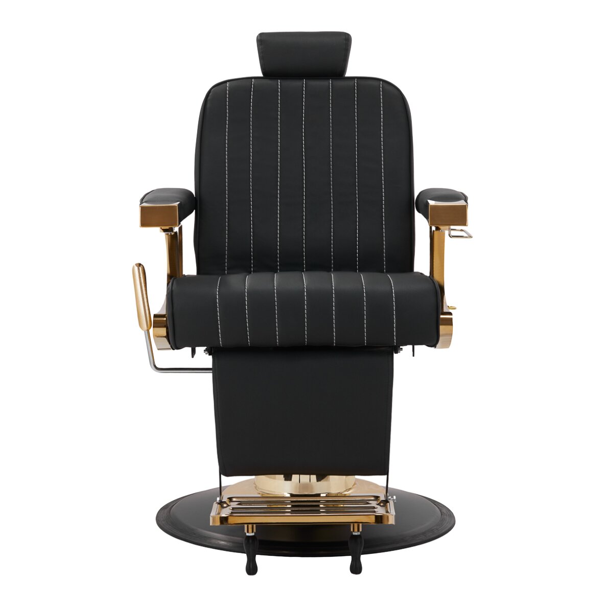 Kirpyklos kėdė Professional Barber Chair Gabbiano Marcus Gold Black 2 Kirpyklos kėdė Professional Barber Chair Gabbiano Marcus Gold Black 2