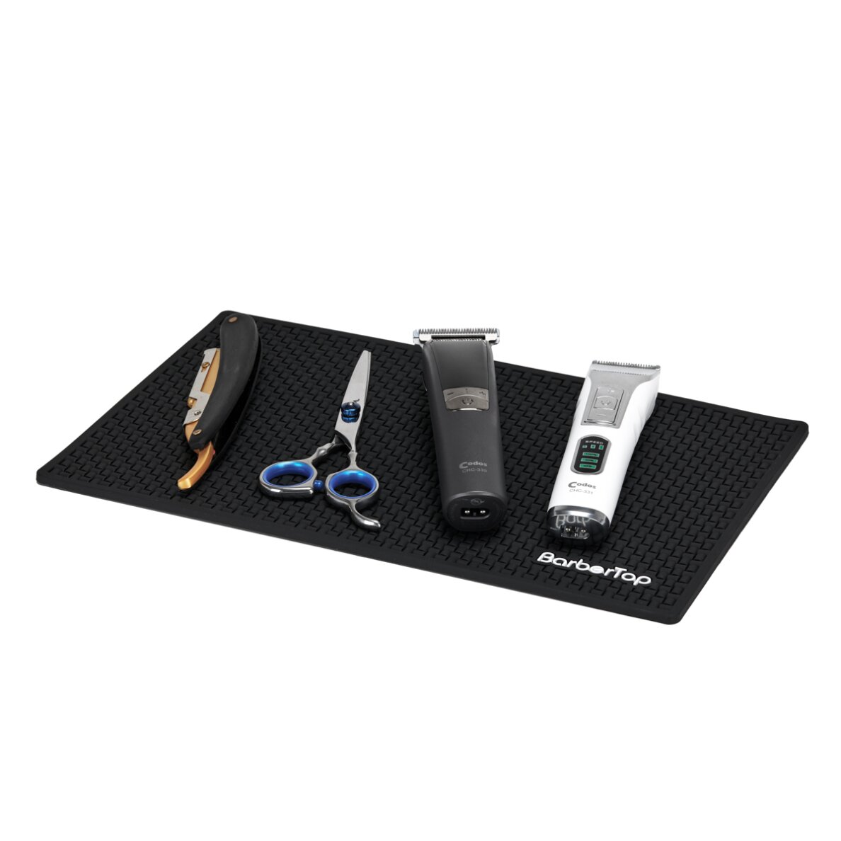 Small barber mat Barbertop Black