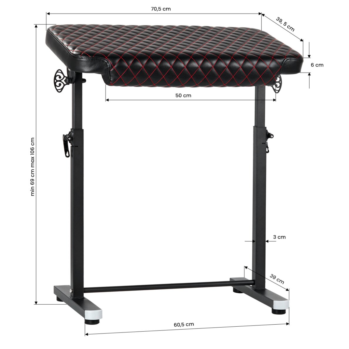 Tetovējums roku balsts Pro Ink 718 R Model Black 7