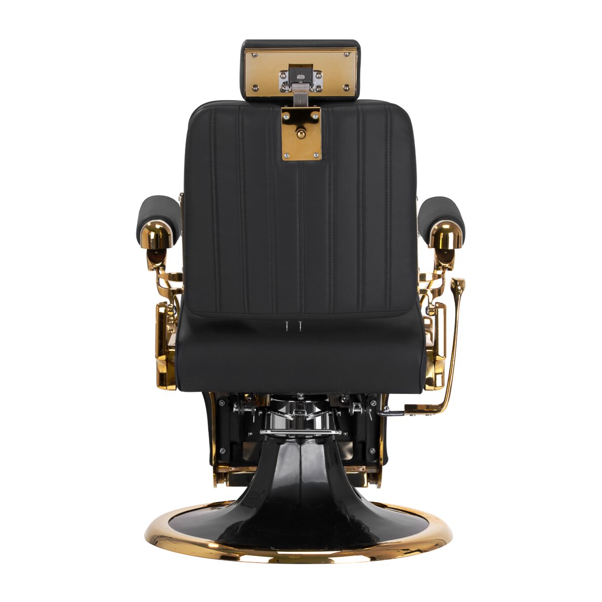 Fotel barberski Barber Chair Gabbiano Leonardo Gold Black 2