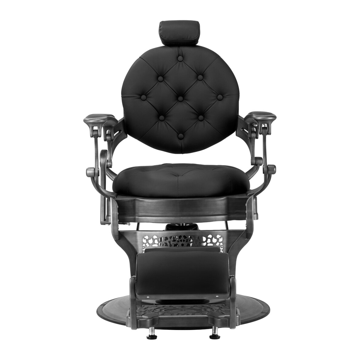 Fotel barberski Barber Chair Gabbiano Niccolo Buttons Black 1 Fotel barberski Barber Chair Gabbiano Niccolo Buttons Black 1