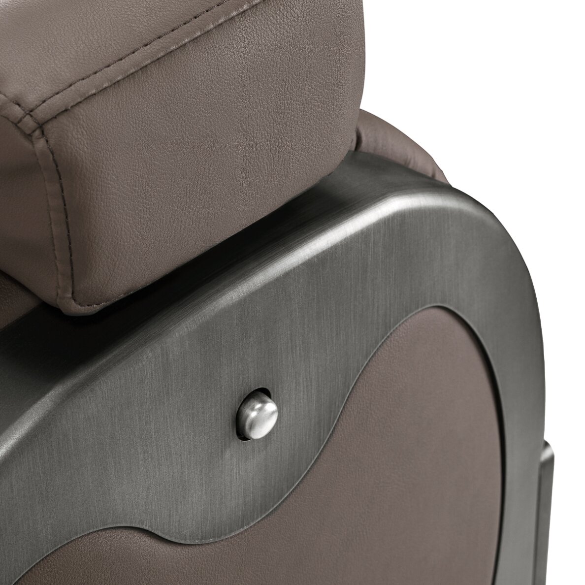 Парикмахерское кресло Barber Chair Gabbiano Niccolo Buttons Brown 12