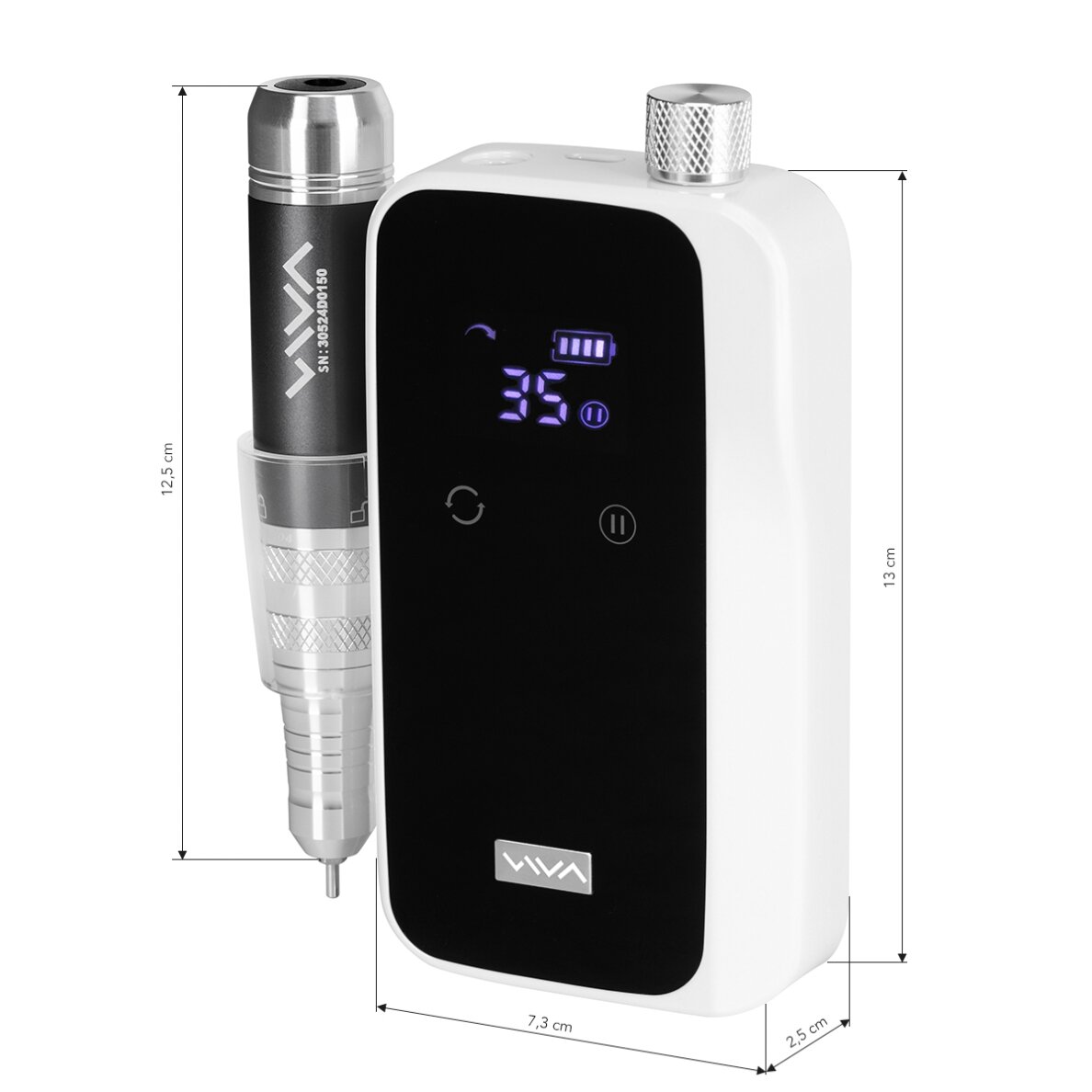 Frezarka do manicure VIVA 305 Portable Aku 11