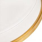 Beautician stool GREEK MODEL 2 WHITE GOLD