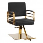Hairdressing chair GABBIANO PROFESSIONAL HAIRDRESSING CHAIR AVILA GOLD BLACK