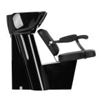 Hairdressing salon sink Gabbiano Lyon Black