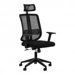 Kontoritool ratastel RECEPTION CHAIR MAX COMFORT QS-16A BLACK