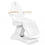 Kosmetoloģijas krēsls ELECTRIC 3 MOTORS LUX HEATING WHITE