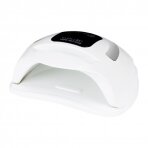 UV/LED nagų lempa S1 Glow  DUAL 168W White Silver