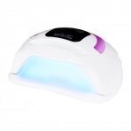 UV/LED nagų lempa S1 Glow DUAL 168W White Rose