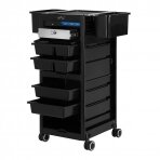 Hairdressing trolley with integrated UV steriliser GABIANNO 68 Black