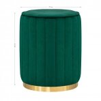 Poufi GLAMOUR GREEN GOLD