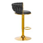 Bar stool 4RICO ROMAN VELVET GREY