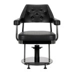 Frizieru krēsls Gabbiano Professional Hairdressing Chair Granada Black