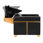 Hairdressing salon sink Gabbiano Toledo Gold Black