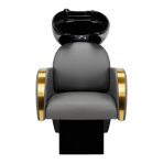 Friseur waschbecken GABBIANO PROFESSIONAL HAIRWASHER MALAGA GOLD GREY