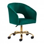 Biuro kėdė su ratukais 4Rico QS-OF212G Velvet Green