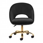 Office chair with wheels 4Rico QS-MF18G Velvet Black