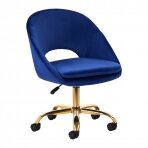 Bürostuhl mit Rollen 4Rico QS-MF18G Velvet Blue