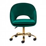 Office chair with wheels 4Rico QS-MF18G Velvet Green