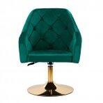Вращающееся кресло 4Rico QS-BL14G Velvet Green