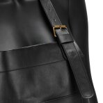 Black barber apron K-508