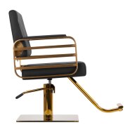 Kirpyklos kėdė GABBIANO PROFESSIONAL HAIRDRESSING CHAIR AVILA GOLD BLACK