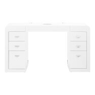 Manikiūro stalas su dulkių surinkėju COSMETIC DESK 314 WHITE