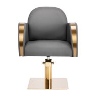 Frizieru krēsls GABBIANO PROFESSIONAL HAIRDRESSING CHAIR MALAGA GOLD GREY Frizieru krēsls GABBIANO PROFESSIONAL HAIRDRESSING CHAIR MALAGA GOLD GREY