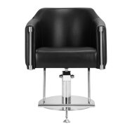 Frizieru krēsls Gabbiano Professional Hairdressing Chair Burgos Black Frizieru krēsls Gabbiano Professional Hairdressing Chair Burgos Black