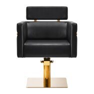 Парикмахерское кресло GABBIANO PROFESSIONAL HAIRDRESSING CHAIR TOLEDO GOLD BLACK