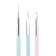 Küünekaunistuste pintslite komplekt, 3 tk.