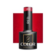 OCHO NAILS hübriidküünelakk Punane 205, 5 g OCHO NAILS hübriidküünelakk Punane 205, 5 g